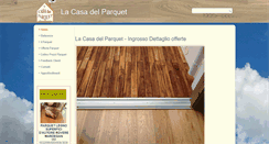 Desktop Screenshot of lacasadelparquet.it